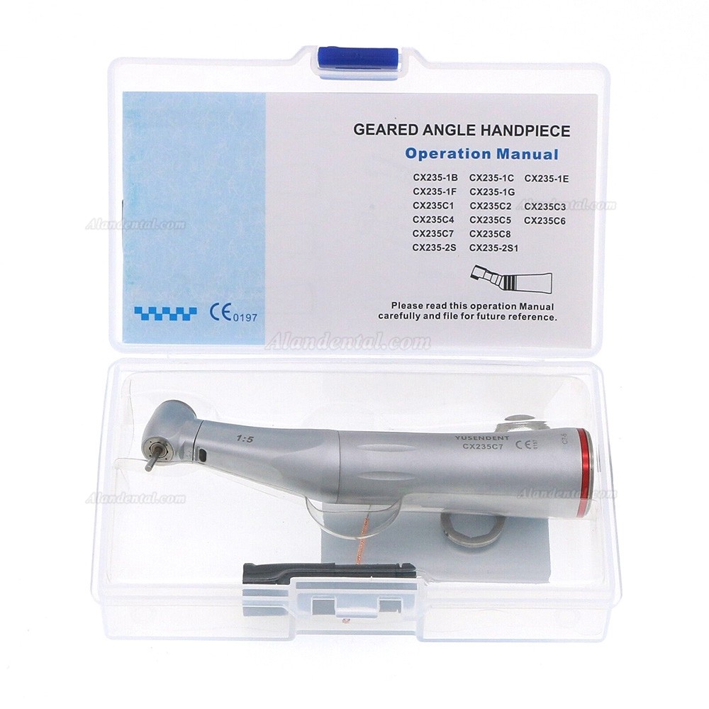 COXO YUSENDENT Dental 1:5 Fiber Optic Electric Contra Angle Handpiece Fit NSK Z95L